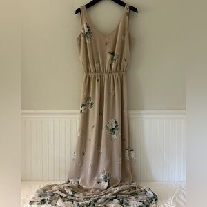SMYM Floral Maxi Dress - SZ: LG - EUC